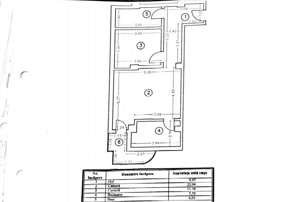 Tomis nord vizavi vivo mall 2 camere gata de mutare