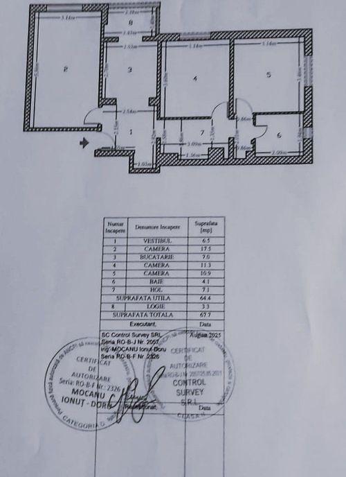 3 camere aparatorii patriei renovat/ parcare