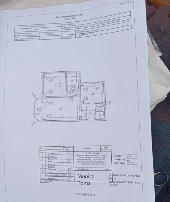 Vand apartament 2 camere Rahova urgent