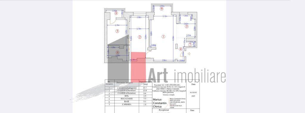 Vanzare apartament 3 camere Obregia