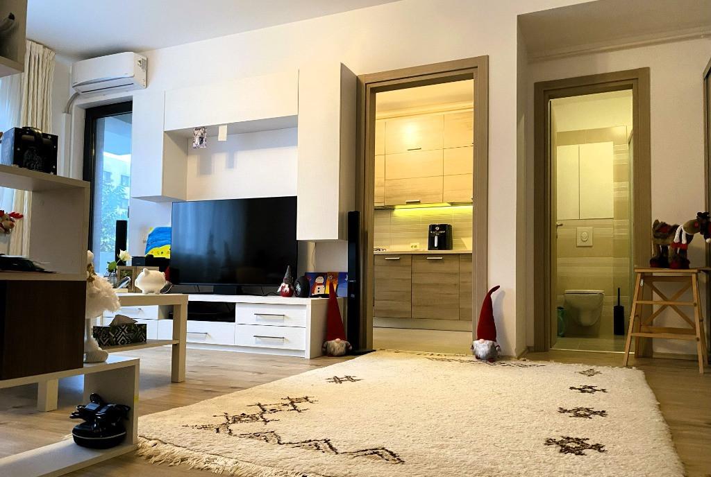 Noul An in apartament 3 cam mobilat loc parcare Baneasa