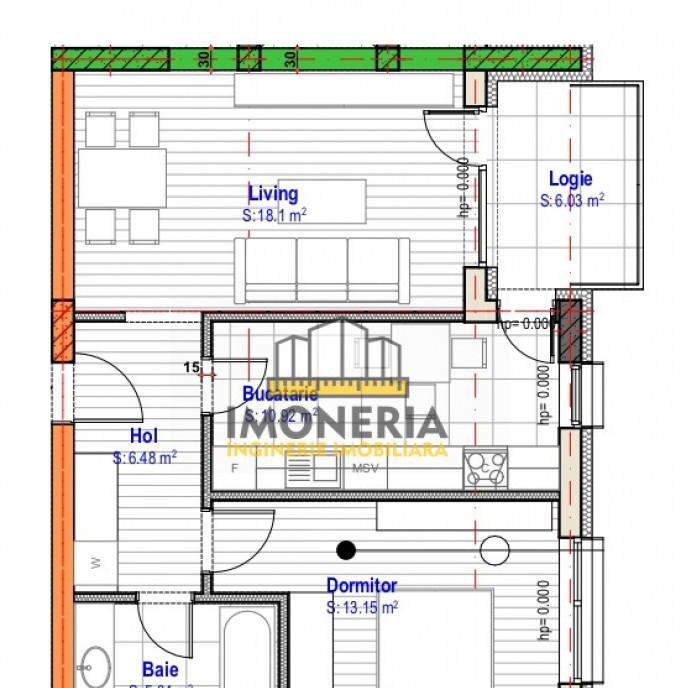 Empire Residence Tornadei 2 2 camere luminoa