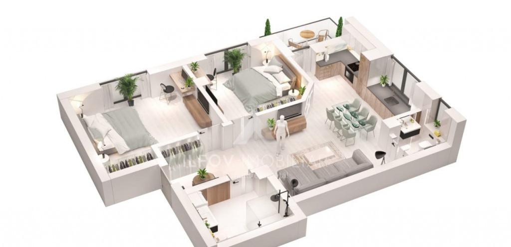 Westside Residence Otopeni apartament 3 camere 2 bai et 1