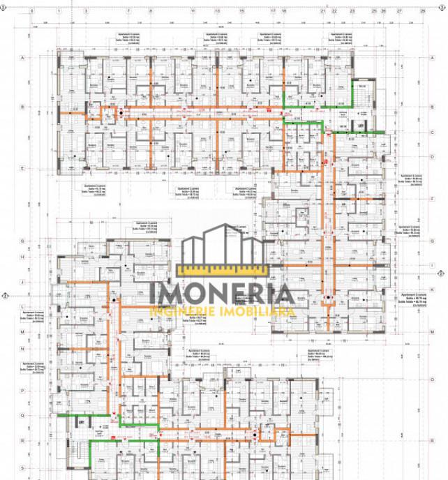 3 camere spatioase 101 mp bucatarie inch