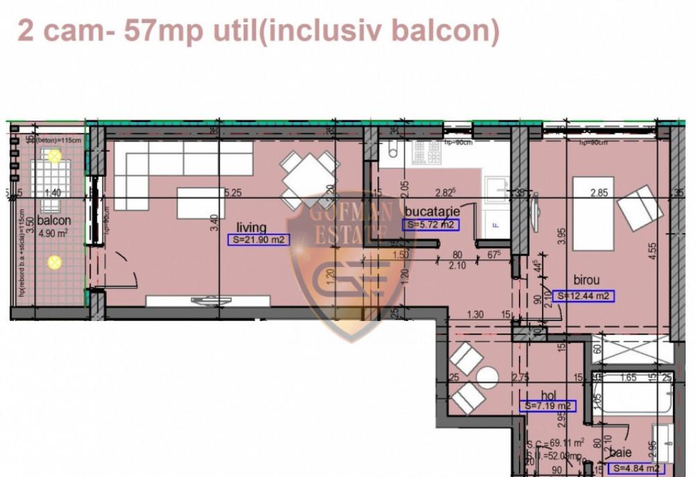 Tomis Nord Primavera Campus cladire nzeb 2 camere decoman