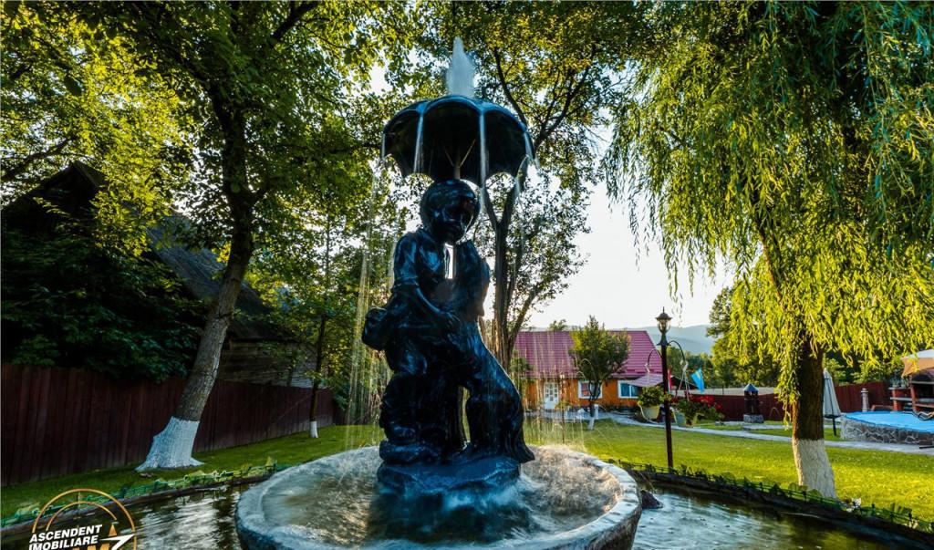 Ansamblu cu 2 case piscina 1 700 mp domeniu verde Lutoasa Me