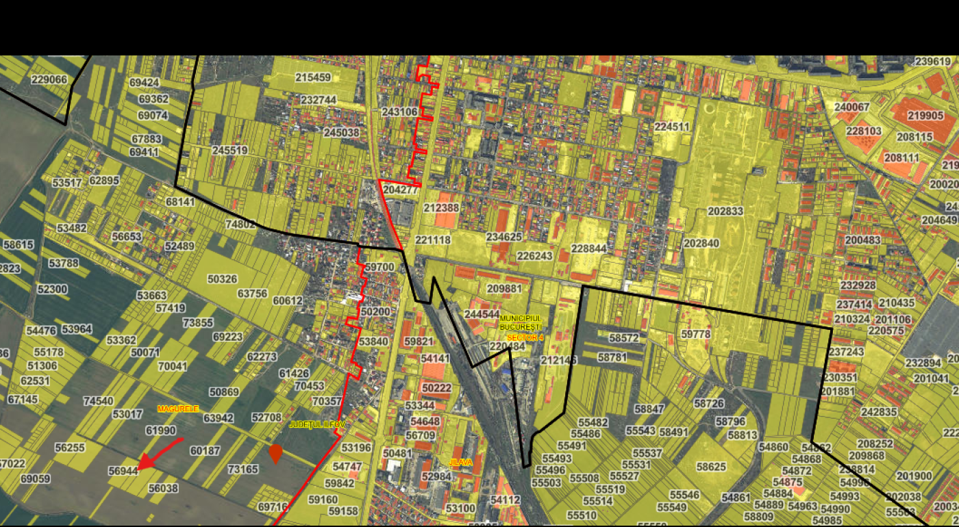 Teren intravilan neimprejmuit CF 74818 4 451mp 30euro/mp