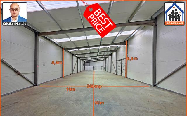 2 x Hala 500mp 3 2e/mp E85 si Macului Utilitati Afumati IF