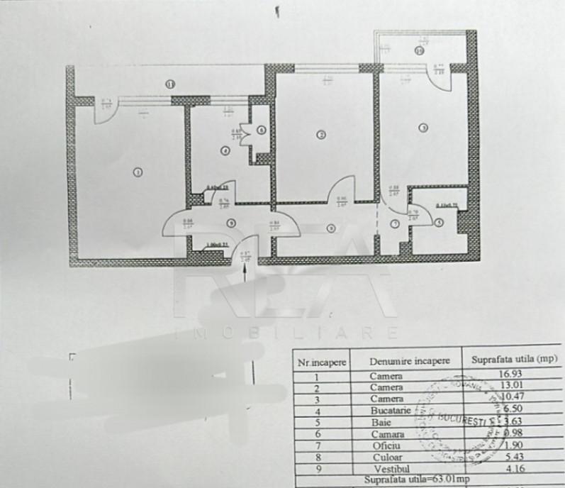3 camere decomandat 4/10 anvelopat Gorjului