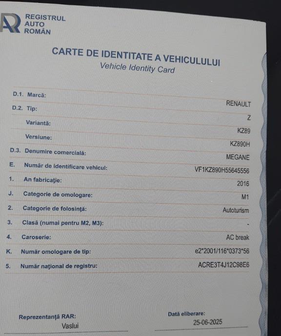 2016 Renault km 164500 reali 1 5 dci 110 cp model super bose euro 6 7 750 eur