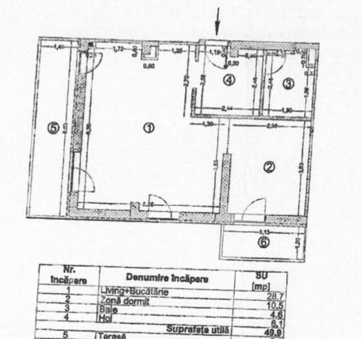 Apartament 2 camere 63mp 2023 Brancoveanu/Turnu Magurele