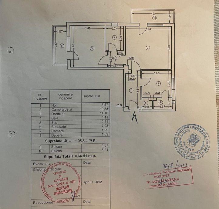 Apartament 2 camere conf 1 Giurgiului/Mobilat/utilat loc