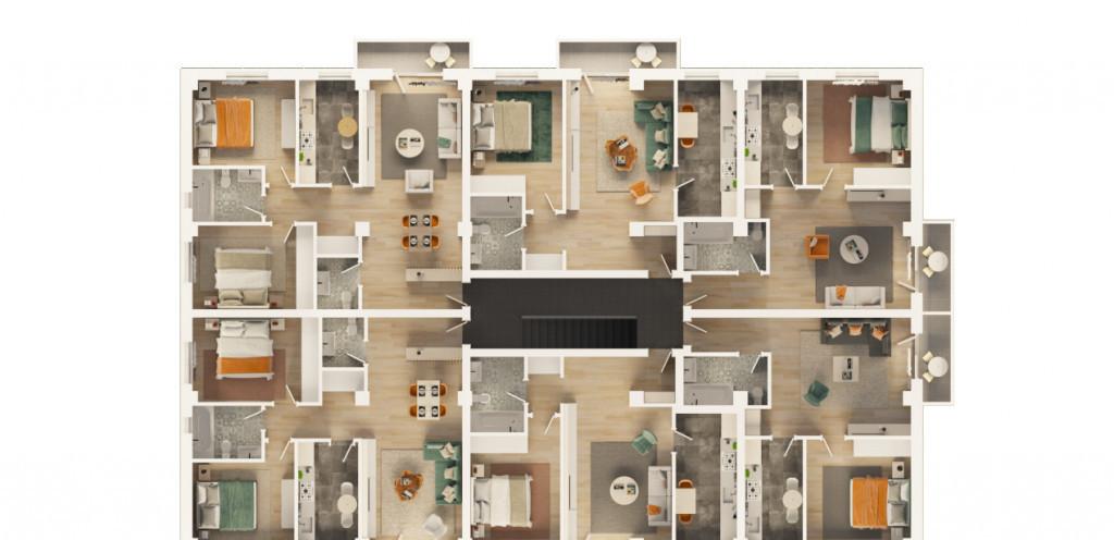 Apartament 2 camere Trivale Bloc Nou Finalizat