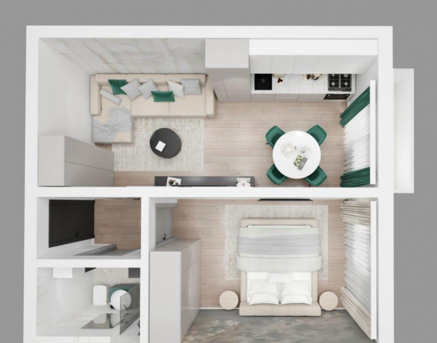 Garsoniera decomandata in Pitesti Zona Stadion