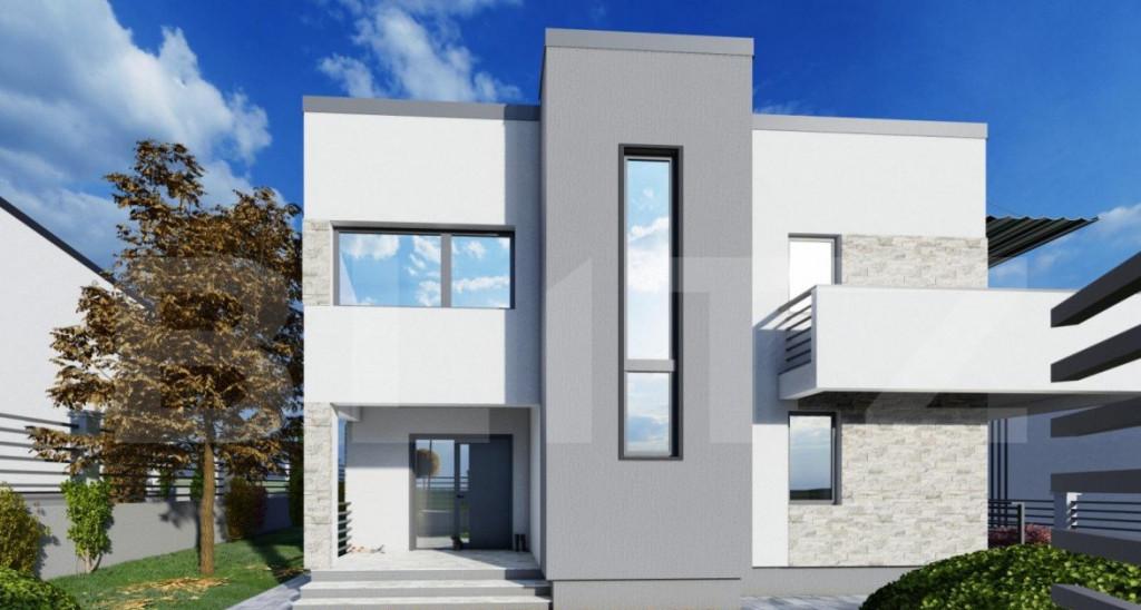 Casa design modern 157 mp vedere spre lac Valea Adanca