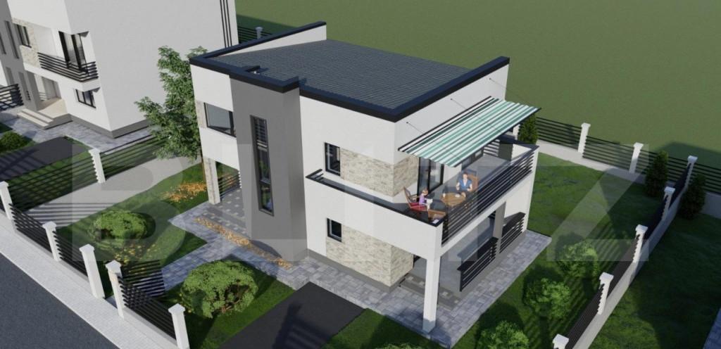 Casa design modern 157 mp vedere spre lac Valea Adanca