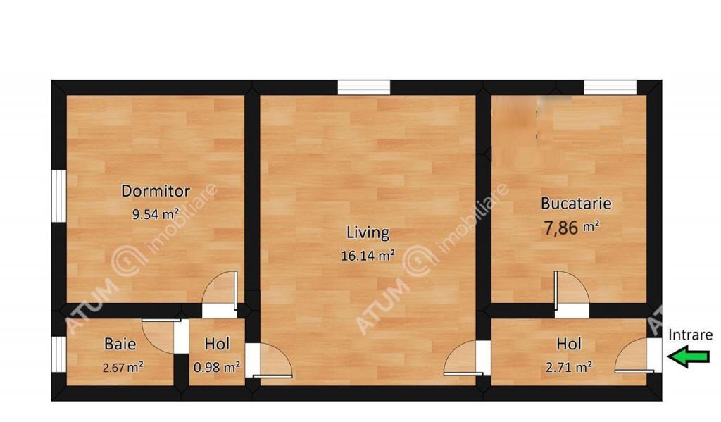 Apartament cu 2 camere si pivnita situat in zona Rahovei