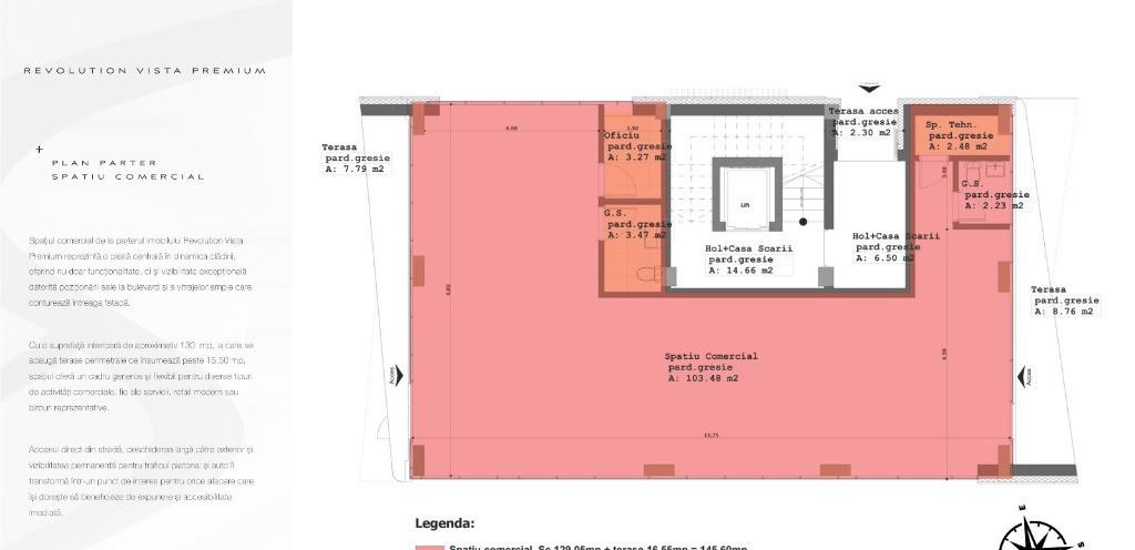 Apartamente cu 2 si 3 camere Bdul Republicii 44