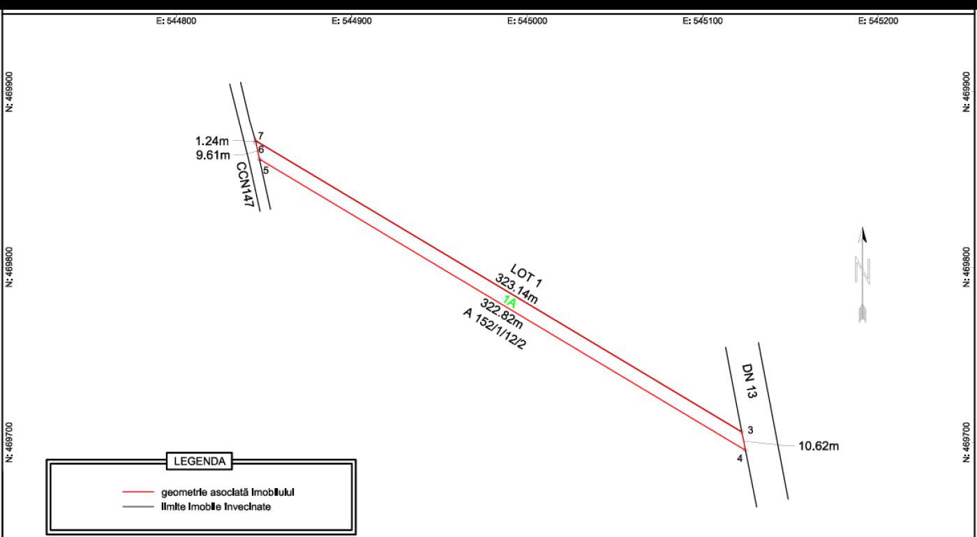teren de vanzare DN13 aproape de DAF Brasov Stupini