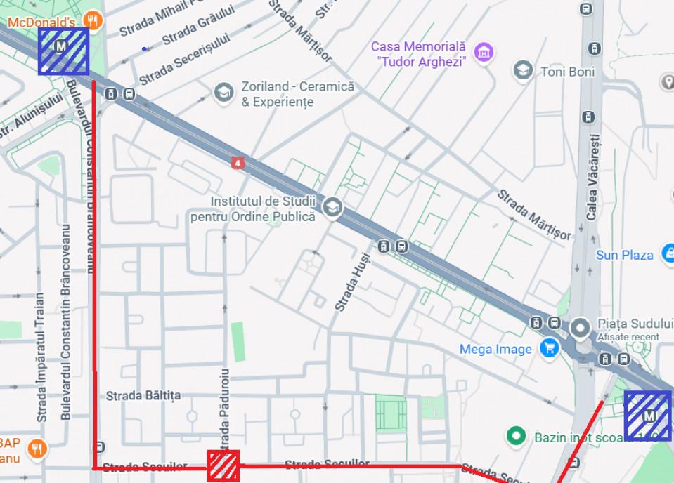 Apartament 2 camere la 10 minute de metrou Brancoveanu sau Sudului