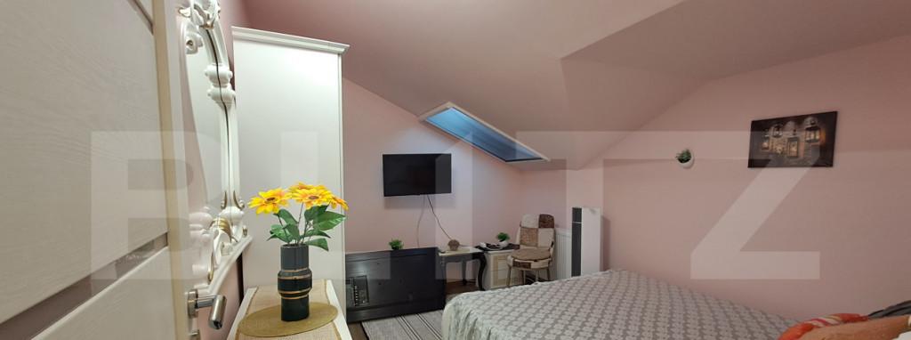 Apartament la mansarda cu 3 camere 60 de mp in zona Teilo