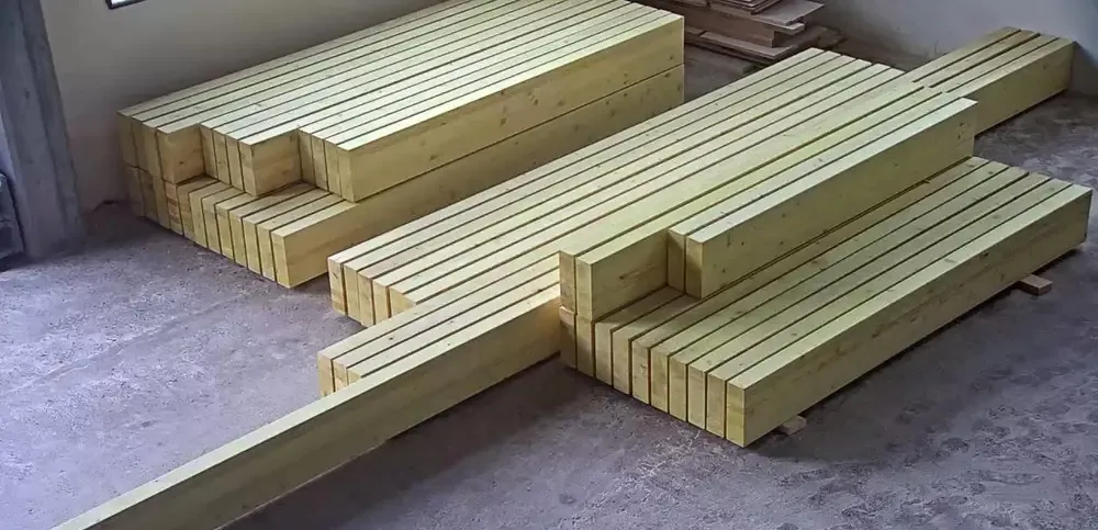 Grinzi lamelare lemn stratificate