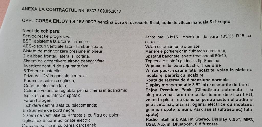 Se vinde Opel Corsa-E - Primul proprietar - Pret negociabil 6 500 eur