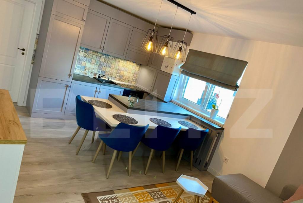 Apartament mobilat si utilat lift parcare subterana zona