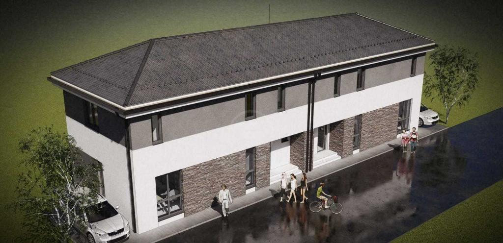 Duplex semifinisat zona Tautiului ansamblu cu parc propriu