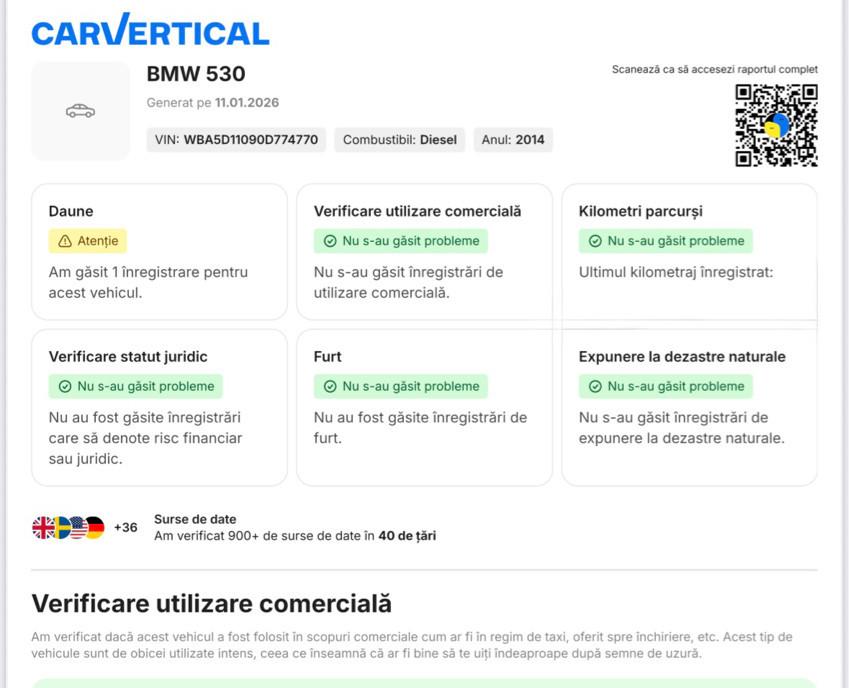 BMW f10 530d an 2014 10 400 eur