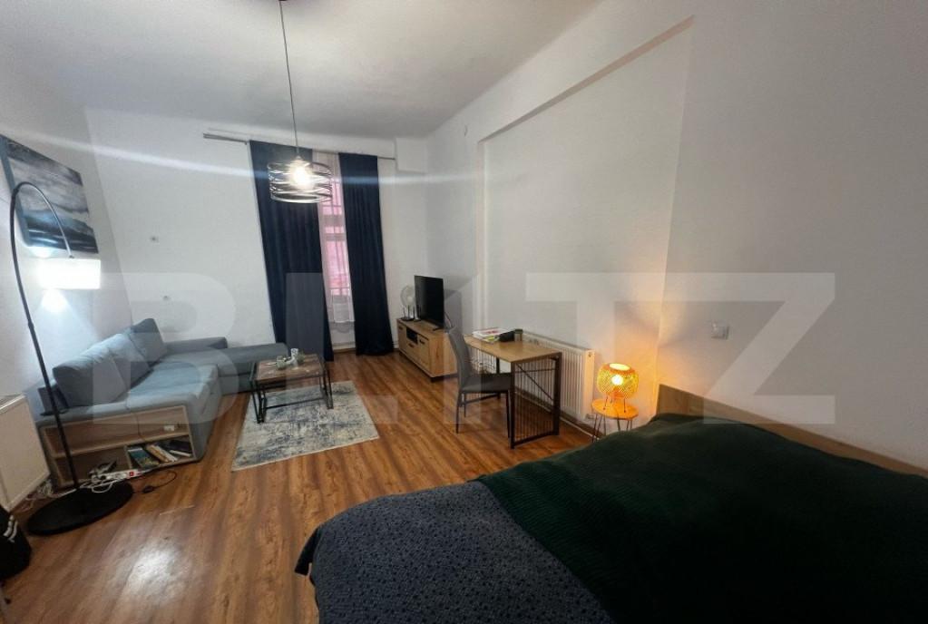 Garsoniera 20 mp mobilata complet - zona Dacia Deva