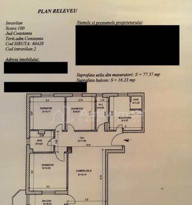 Apartament 4 camere decomandat boema