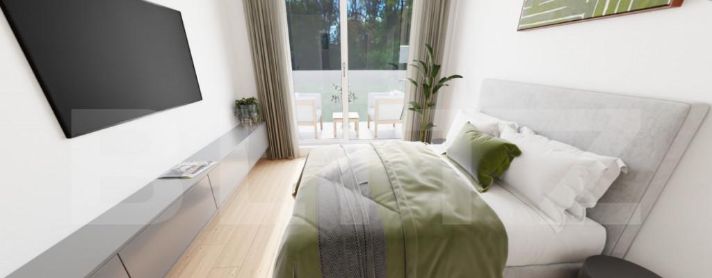 Pachet complet Apartament spatios 68mp cu 3 camere dressi