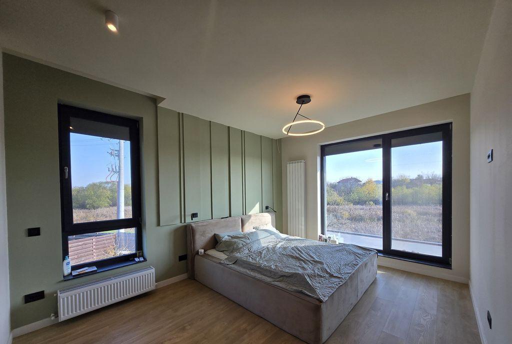 Casa noua 151mp curte 1000m Frumusani mobilata lux langa