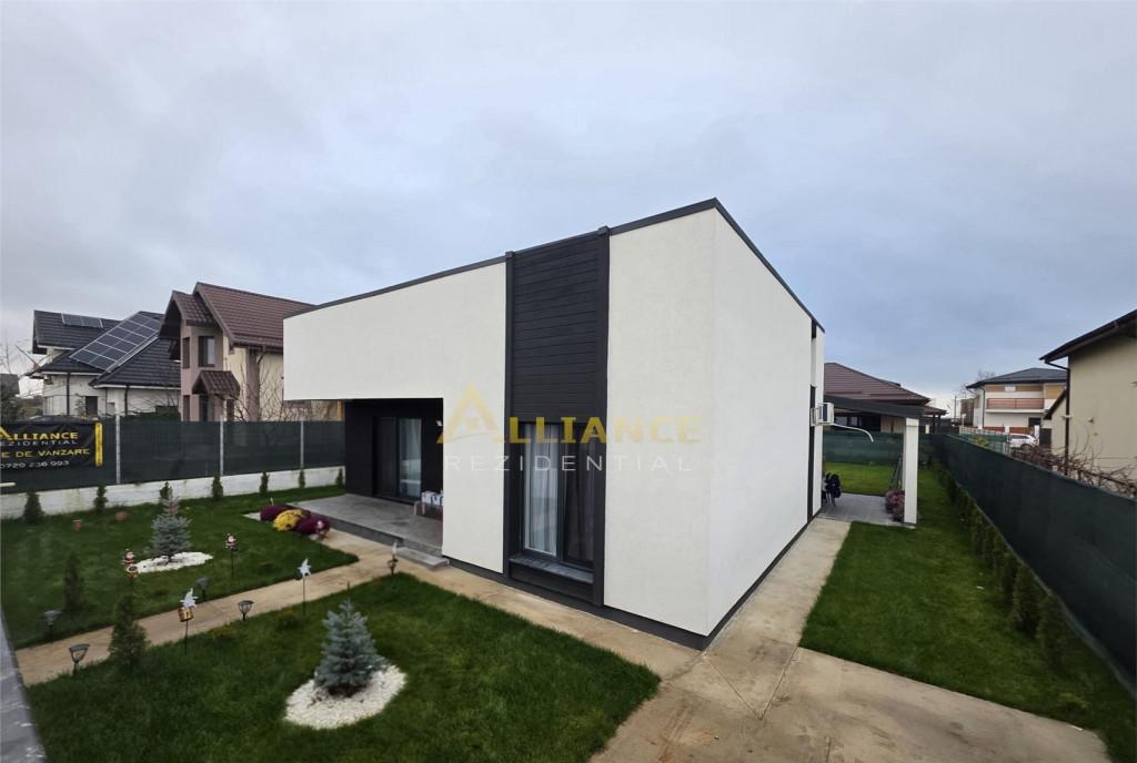 Casa stil mediteranean zona de intrare in Comuna