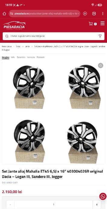 Dacia Logan Prestige livrata in Noiembrie 2023 primul proprietar 12 000 eur