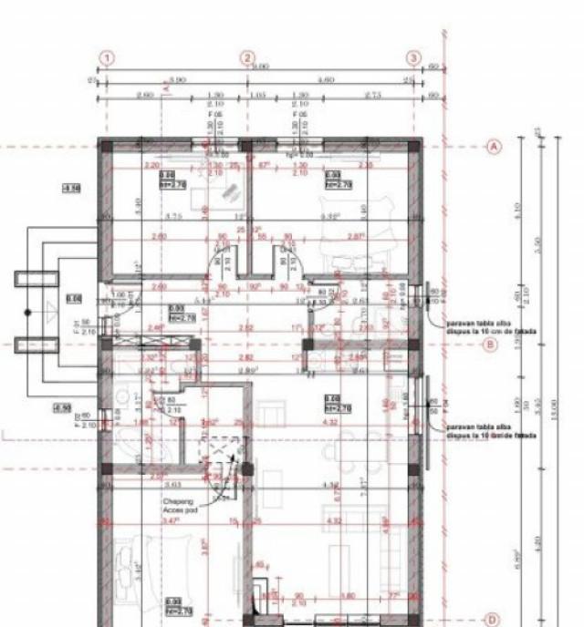 Apartament 3 camere 2 bai 80 mp Constructie Noua Zona The