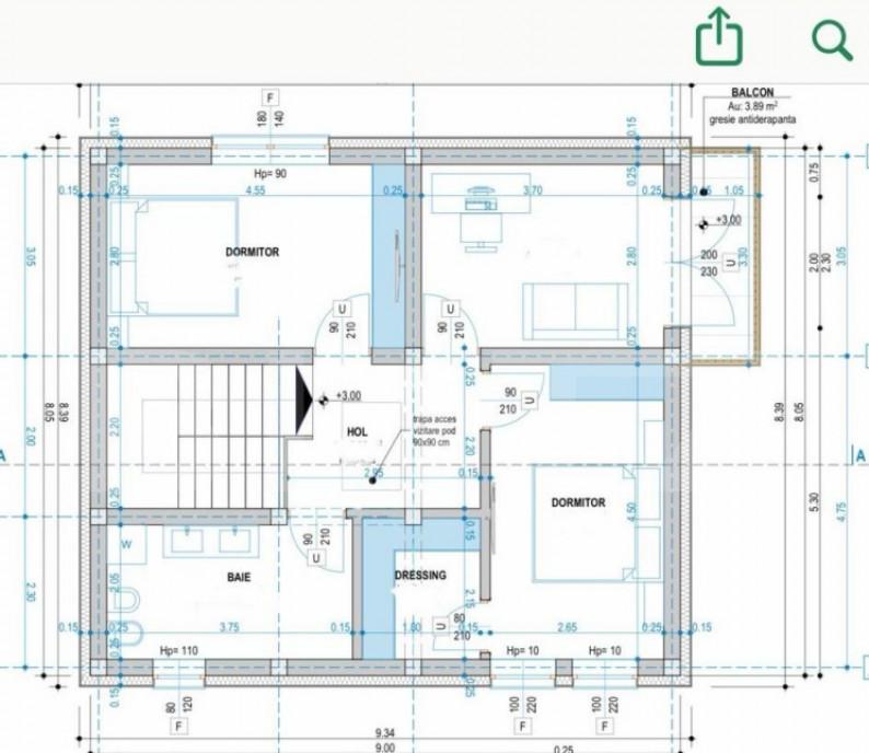 Casa materiale premium 150 mp construiti zona rez