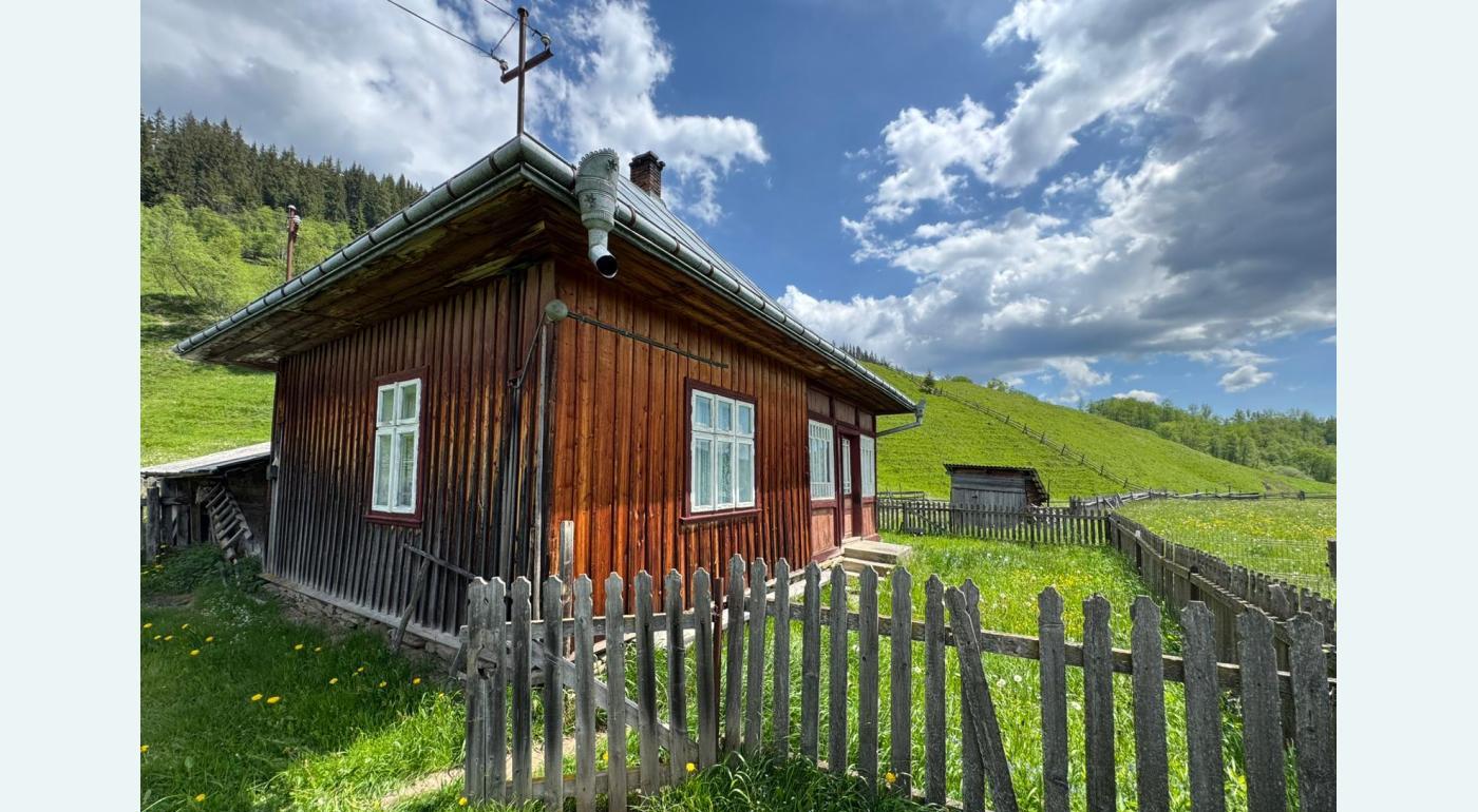 Vanzare teren 3 5 ha cu casa si anexe Breaza de Sus Suceav