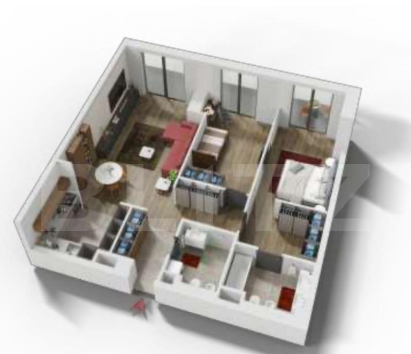 Apartament 3 camere - ansamblu rezidential premium Zona