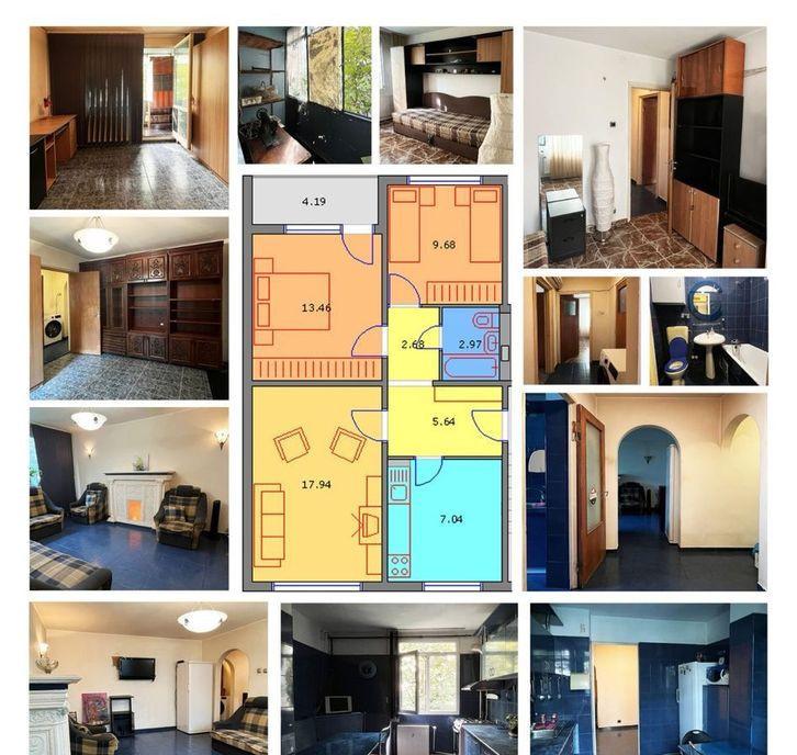 Apartament 3 camere decomandat Brancoveanu