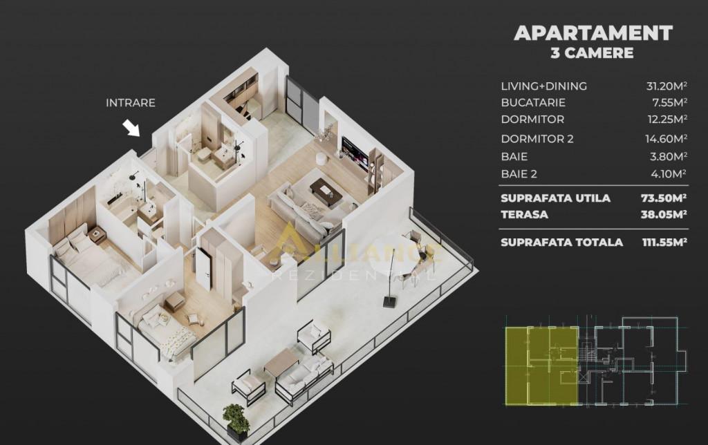 Apartamente 2 si 3 camere Popesti Leordeni