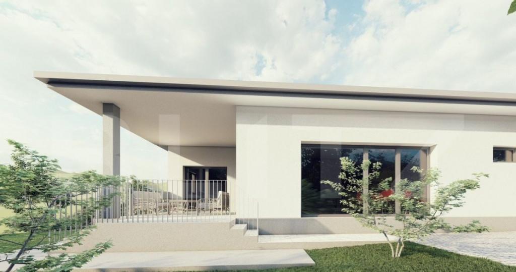 Casa semifinisata pe un nivel 600mp teren