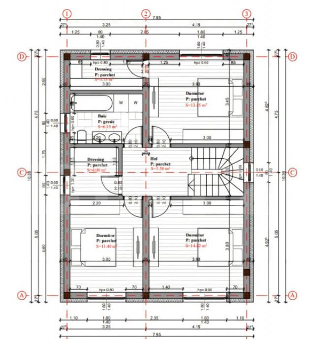 Casa cu 4 camere 118 mp zona Podul Jelnei