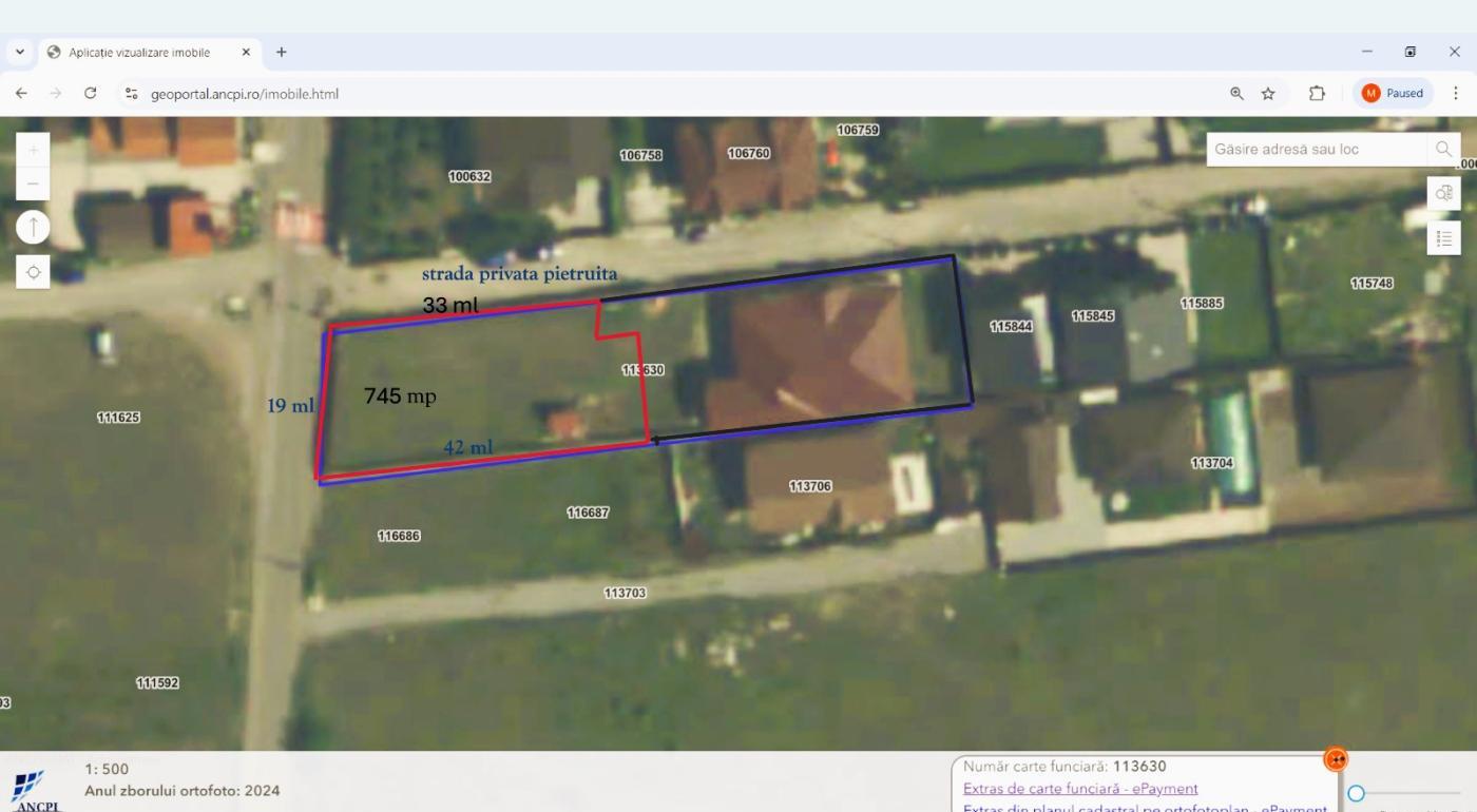 De vanzare teren intravilan in Tarlungeni