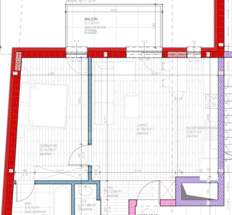 Apartament 2 camere fatada ventilata constructie premium