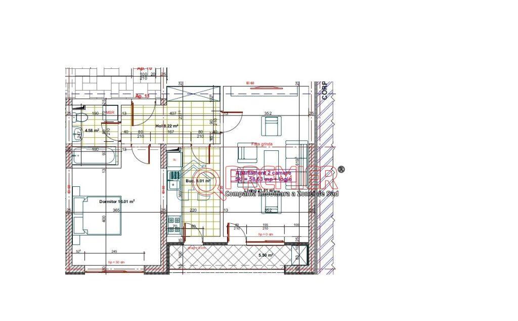 Grand Arena Mall 2 camere decomandat Acte Gata