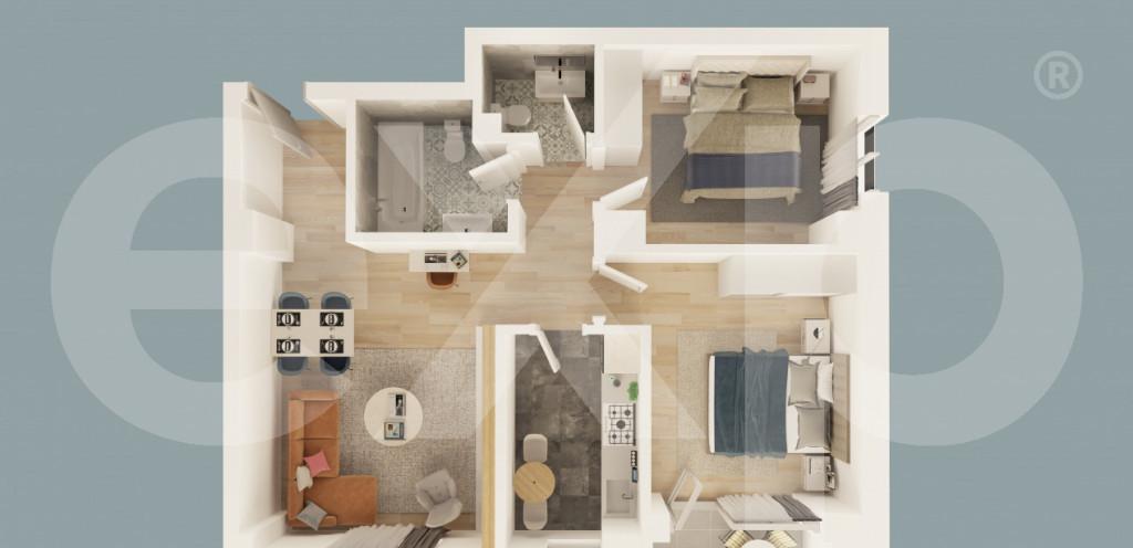 Garsoniera decomandata in Pitesti Zona Stadion