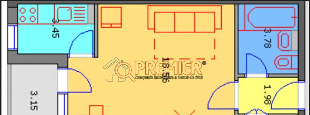 Turnu Magurele Garsoniera decomandata