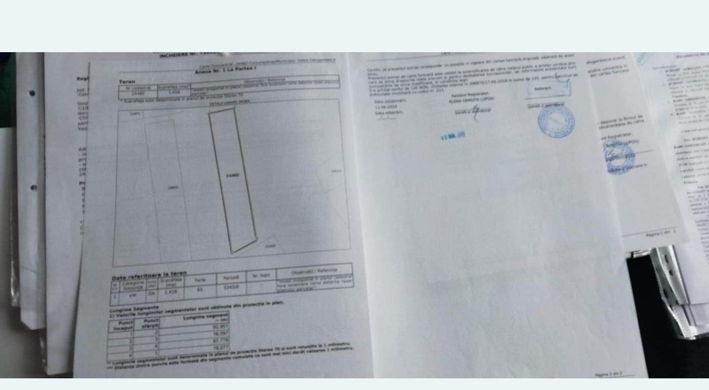 Teren intravilan in Valea Calugareasca suprafata 5360mp